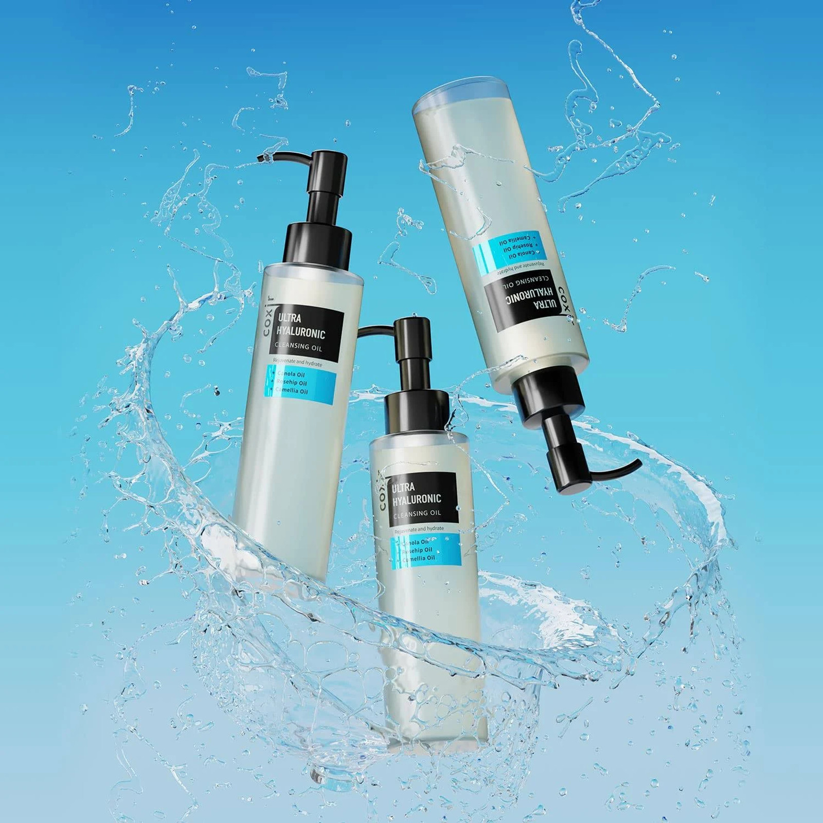 Coxir Ultra Hyaluronic Cleansing Oil 150 ml - imagine 2