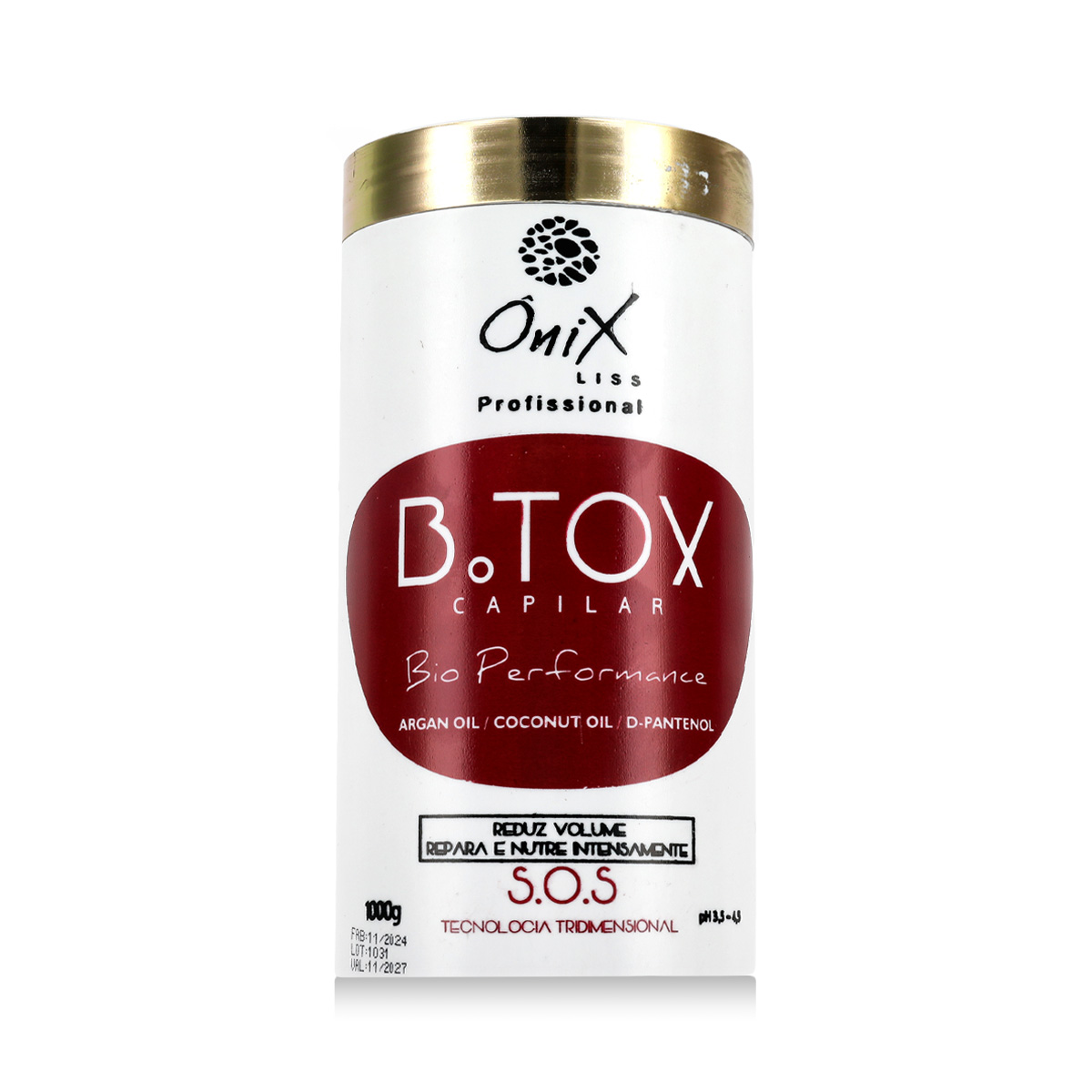Onix Liss Profissional Botox Capilar Bio Performance 1000 g