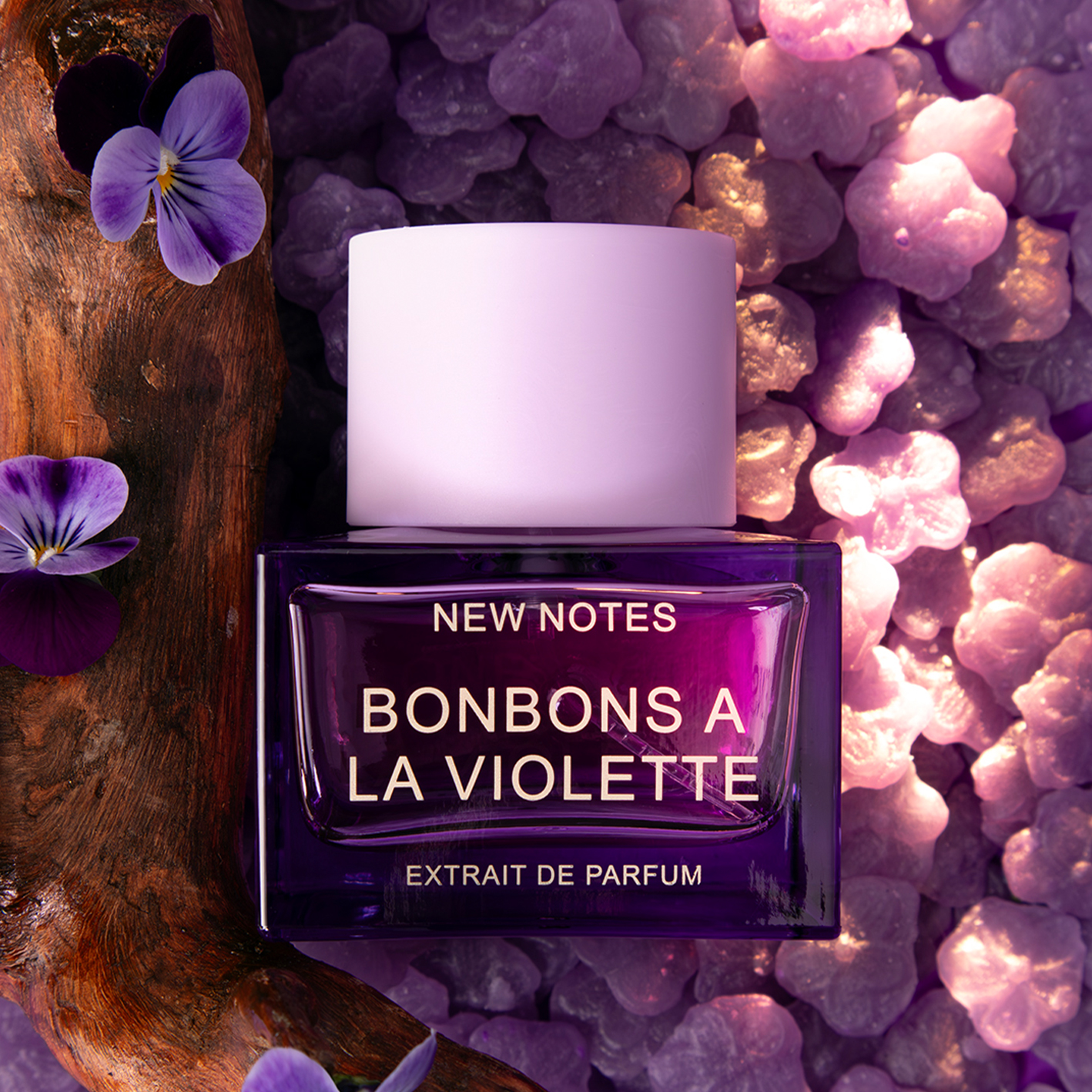 New Notes Bonbons A La Violette Extrait de parfum 50 ml (unisex) - imagine 3