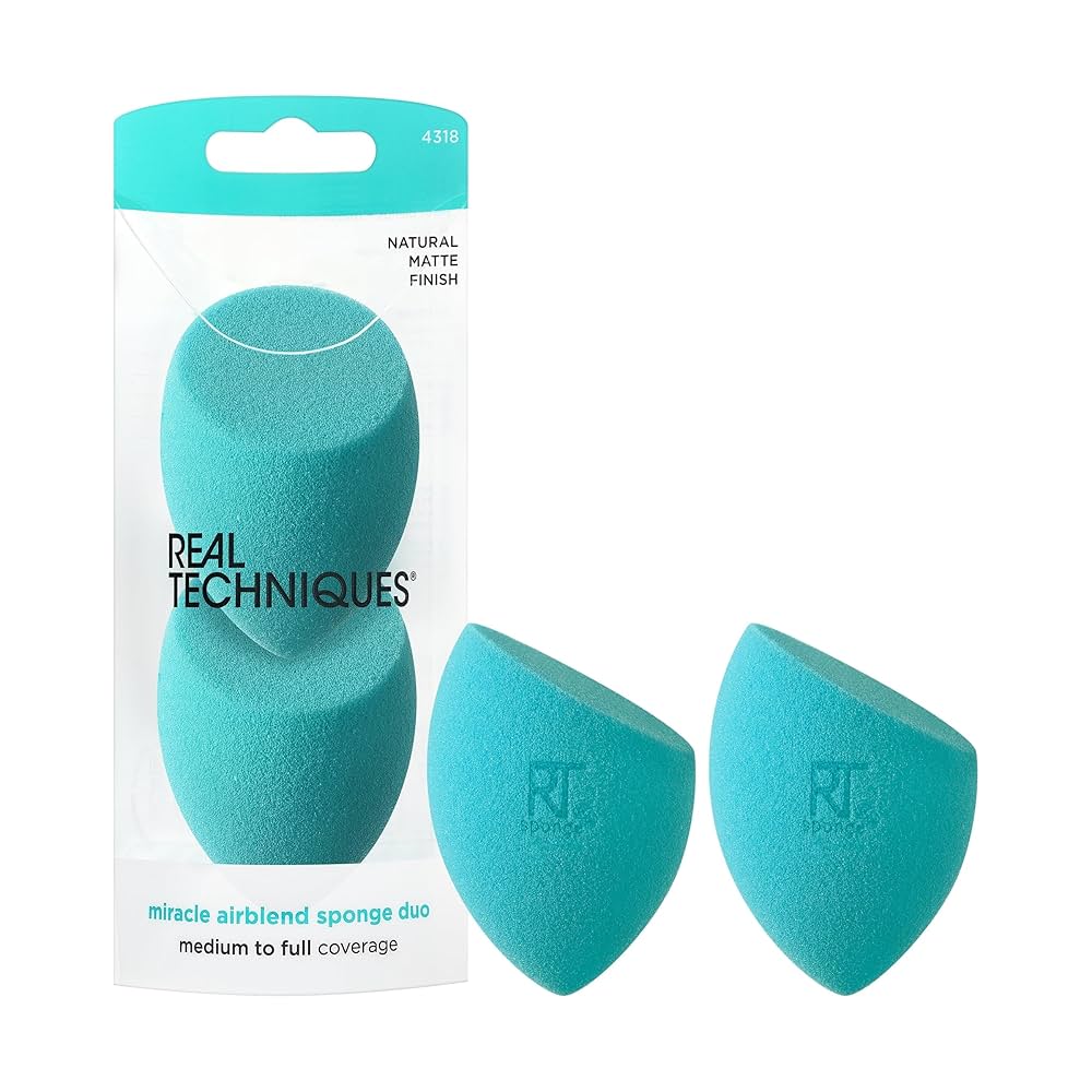 Real Techniques Miracle Airblend Sponge Duo (4318) 2 pcs