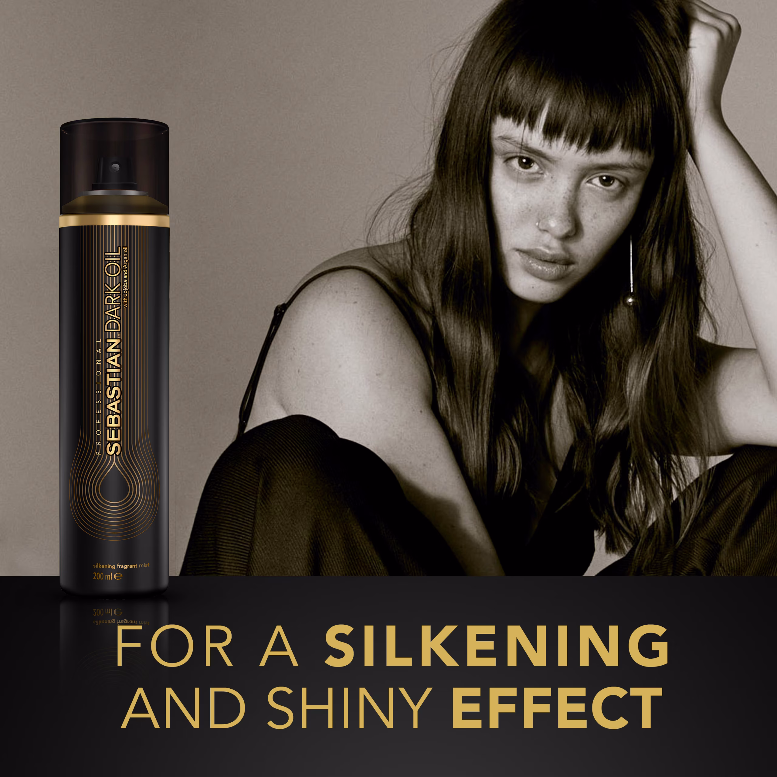 Sebastian Professional Dark Oil Silkening Fragrant Mist 200 ml - imagine 3