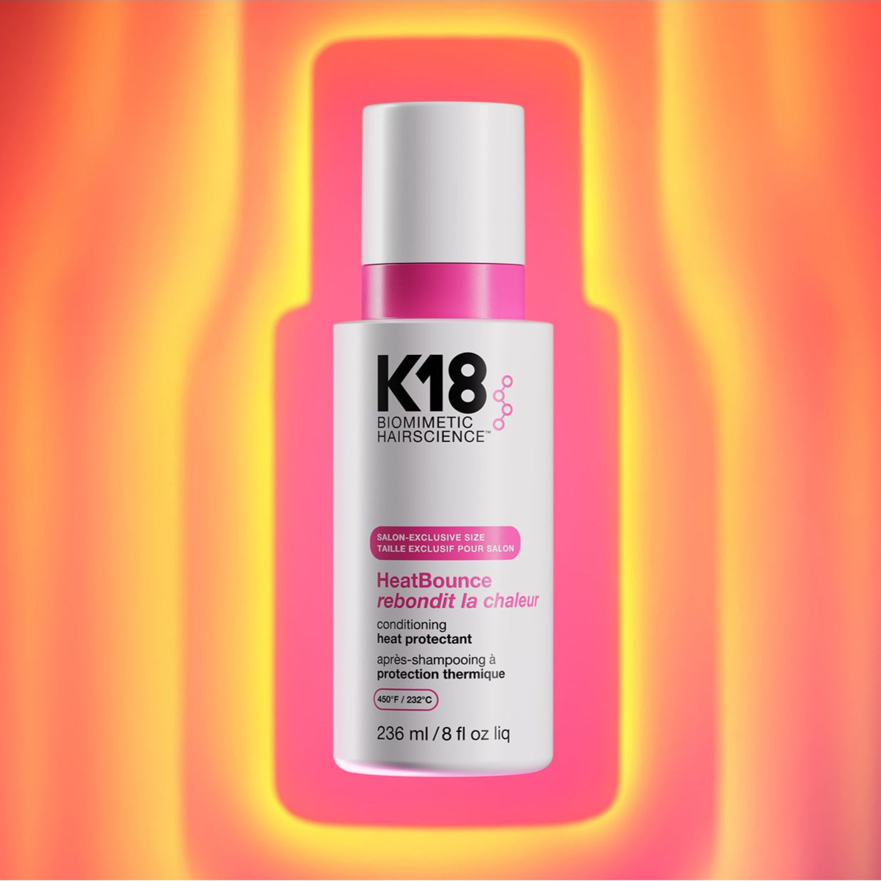 K18 HeatBounce Conditioning Heat Protectant 236 ml - imagine 2
