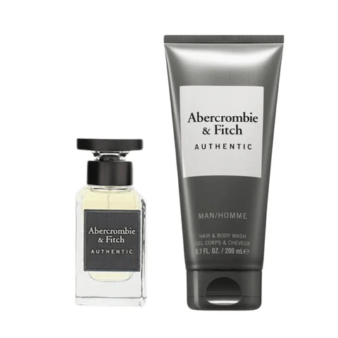 Abercrombie & Fitch Authentic Barbati EDT 50 ml + SG for Body & Hair 200 ml (Barbati) - imagine 2