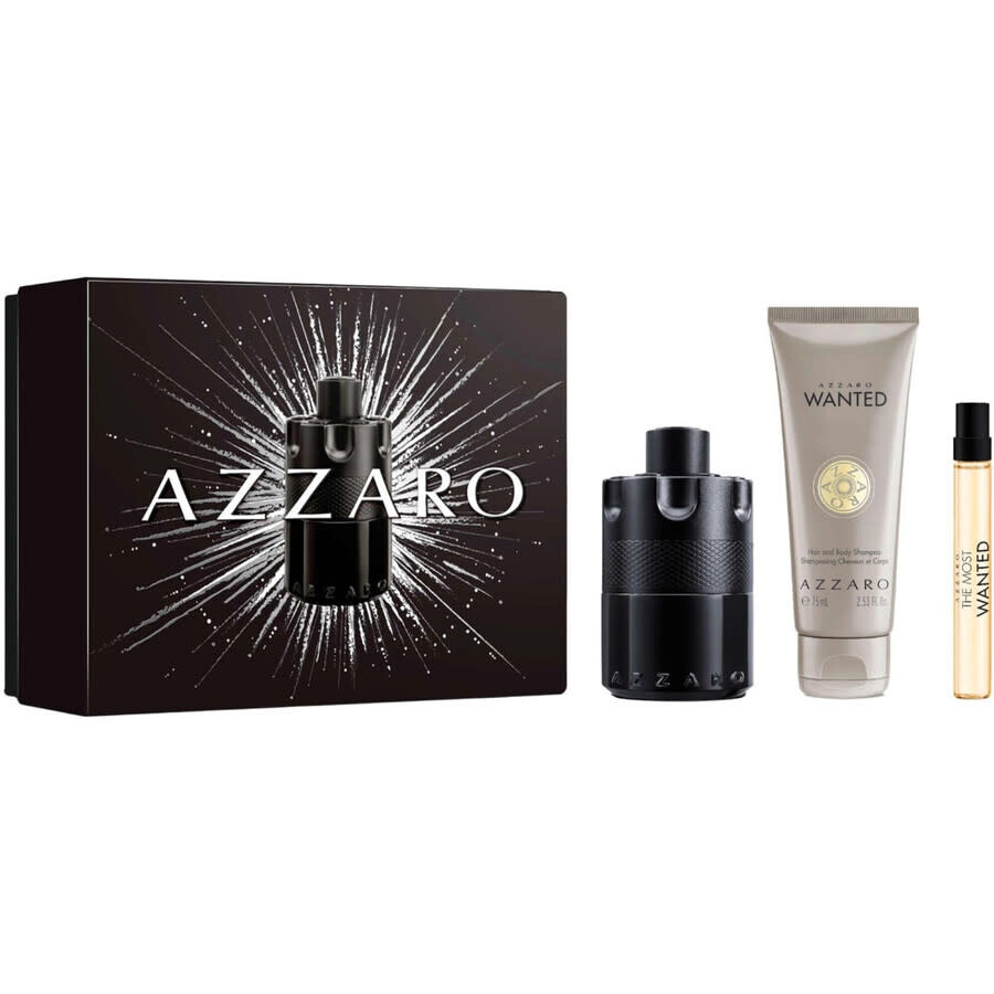 Azzaro The Most Wanted EDP Intense 100 ml + EDP Intense MINI 10 ml + SG 75 ml (Barbati)
