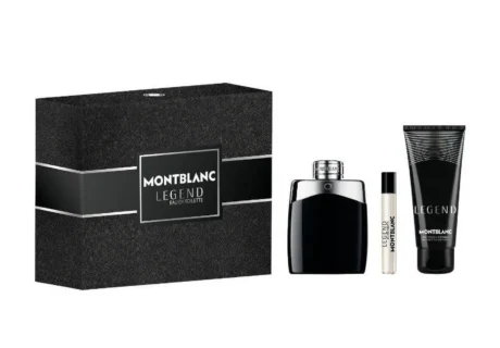 Montblanc Legend Pentru Barbati EDT 100 ml + EDT MINI 7.5 ml + SG for Body & Hair 100 ml (Barbati)