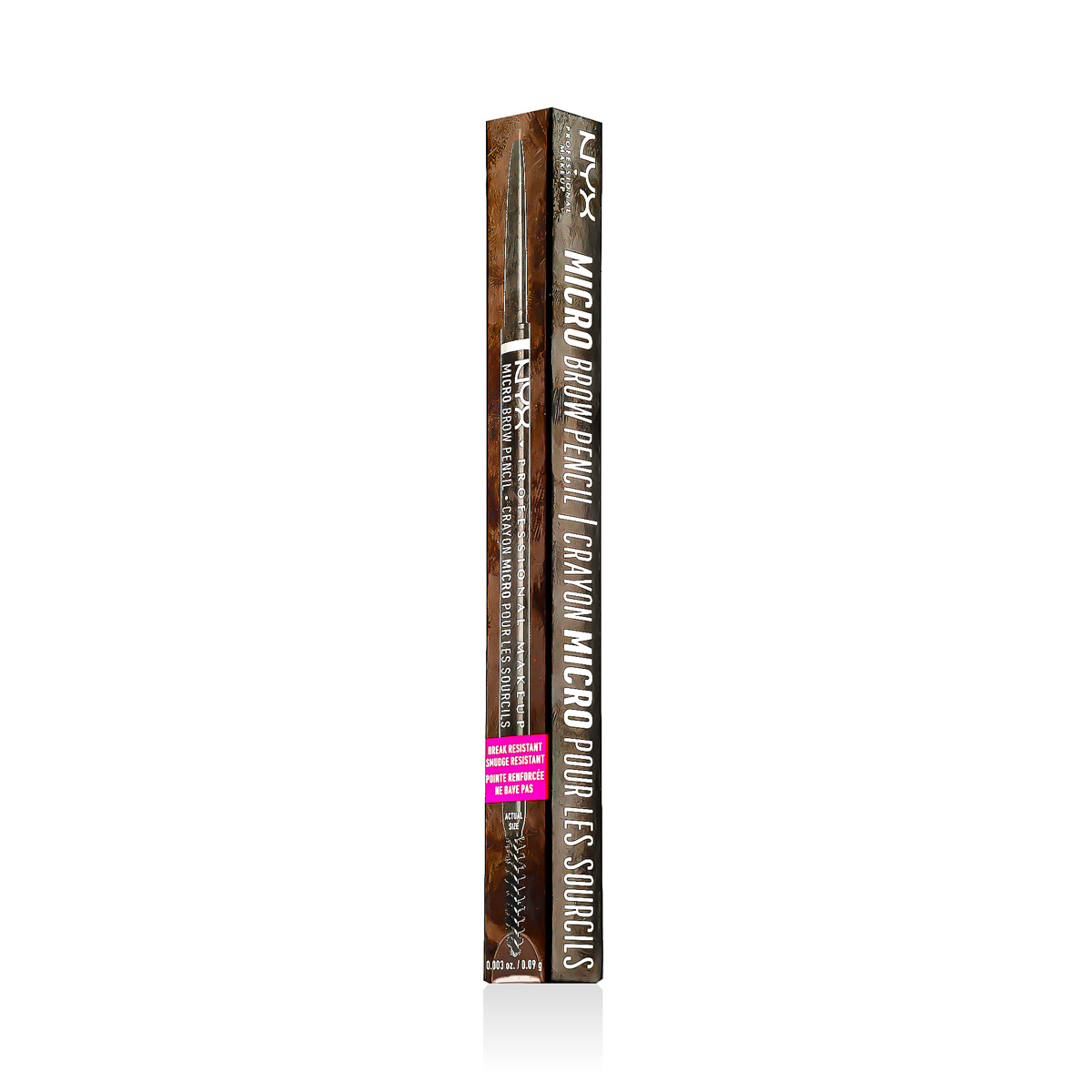 NYX Professional Makeup Micro Brow Pencil (06 Brunette) 0,09 g - imagine 2