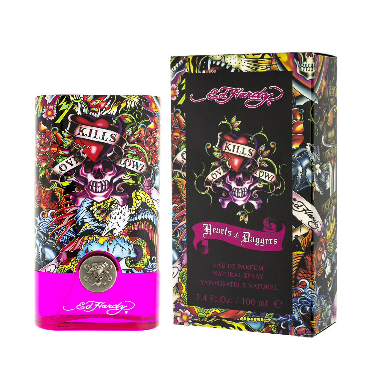 Christian Audigier Ed Hardy Hearts & Daggers for Her Apa de parfum 100 ml (Femei)