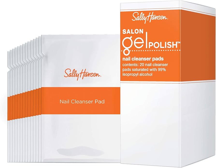Sally Hansen Salon Gel Polish Nail Cleanser Pads 20 pcs