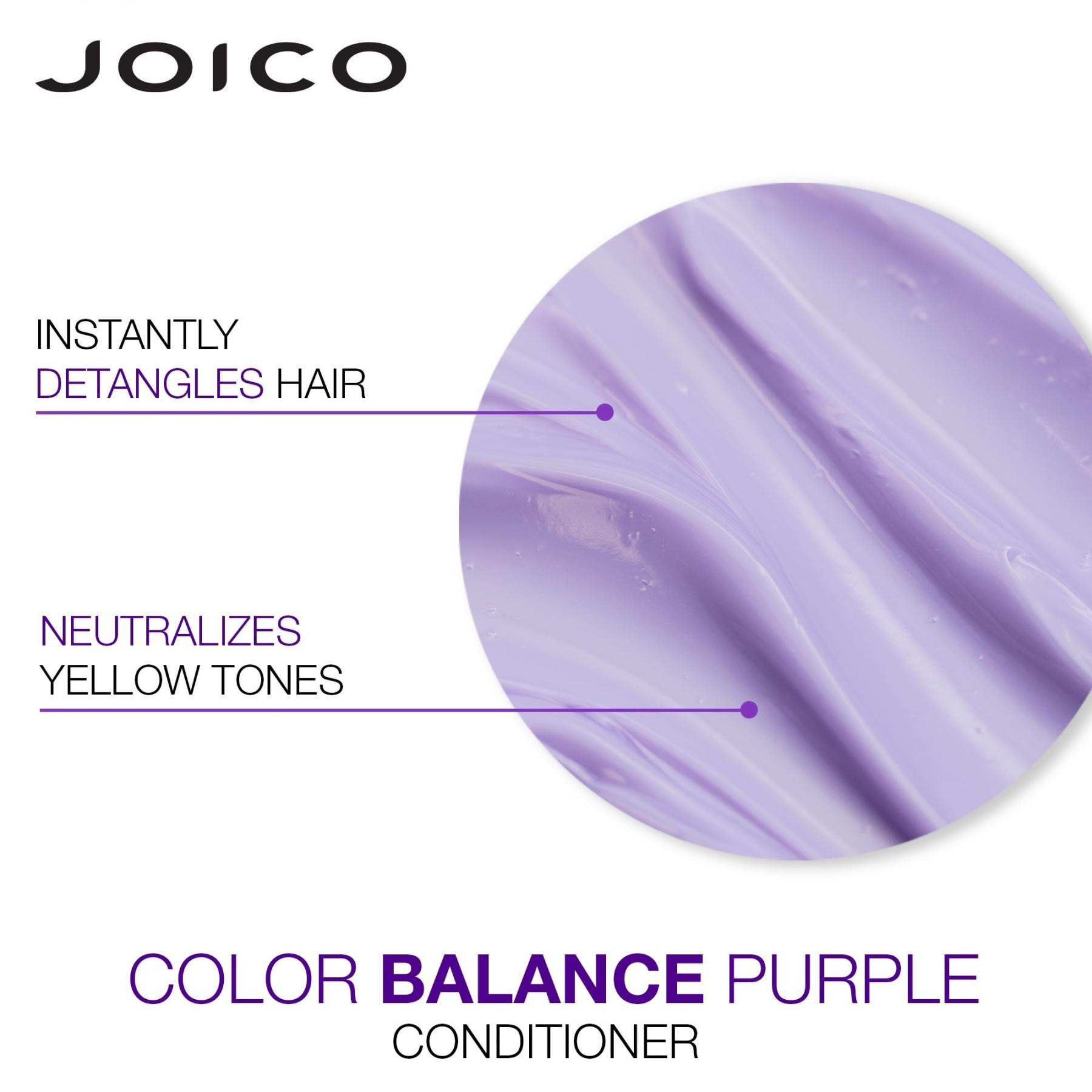 Joico Color Balance Purple Conditioner 250 ml - imagine 2