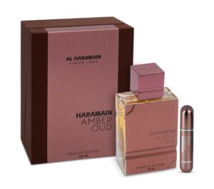 Al Haramain Amber Oud Tobacco Edition EDP 200 ml + Pocket Spray Refillable (unisex)