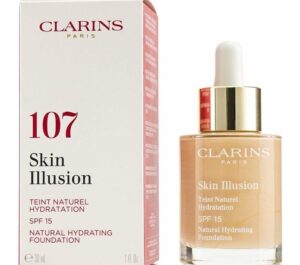 Clarins Skin Illusion Natural Hydrating Foundation SPF 15 (107C) 30 ml