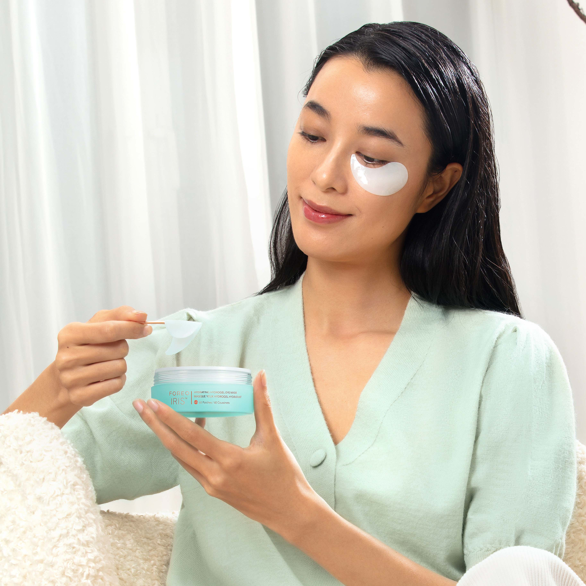 Foreo IRIS(TM) Eye Mask Hidratant Femei 60 buc - imagine 3