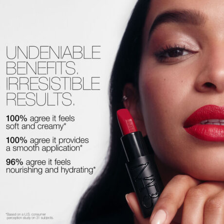 NARS_FA24_ExplicitLipstick_PDPCrop_Benefits_GLBL_Model