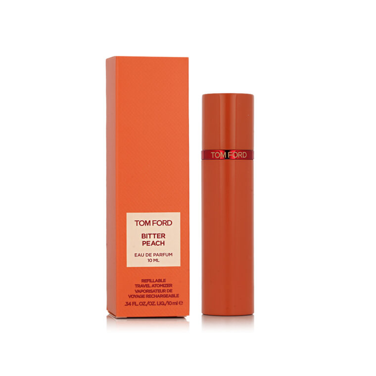Tom Ford Bitter Peach Apa de parfum MINI 10 ml + Pocket Spray Refillable (unisex)