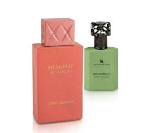 Swiss Arabian Shaghaf Nectar Blush Extrait de Parfum Patchouli 01 50 ml + Apa de parfum Shaghaf 75 ml (unisex)