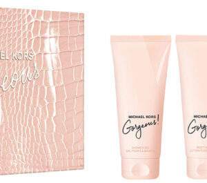 Michael Kors Gorgeous! Apa de parfum 100 ml + Apa de parfum MINI 5 ml + SG 100 ml + BL 100 ml (Femei)