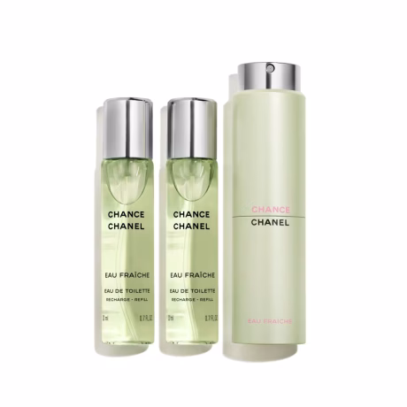 Chanel Chance Eau Fraîche EDT refillable 20 ml + EDT refill 2 x 20 ml W