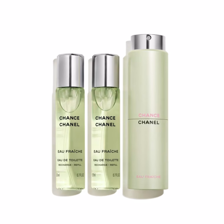 Chanel Chance Eau Fraîche EDT refillable 20 ml + EDT refill 2 x 20 ml W