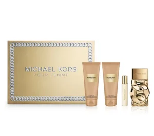 Michael Kors Pour Femme Apa de parfum 100 ml + Apa de parfum MINI 10 ml + SG 100 ml + BL 100 ml (Femei)