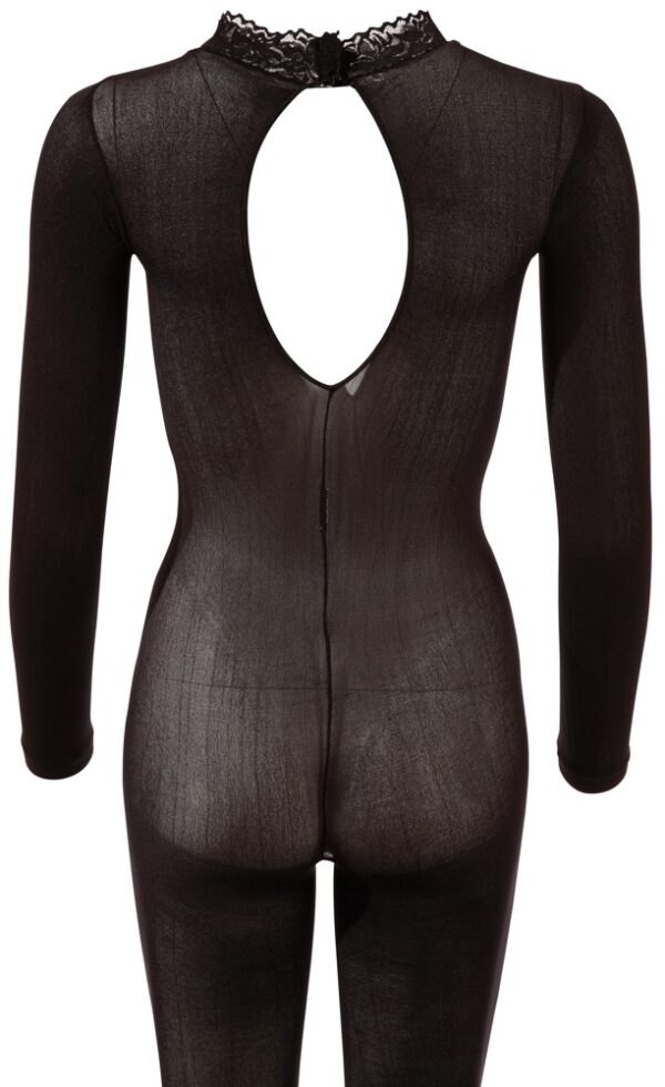 Catsuit cu Guler din dantelă - imagine 7