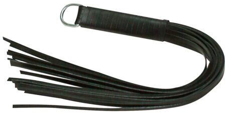 Bici Flogger din Piele cu Fâșii, 45 cm