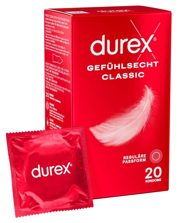 Durex Gefühlsecht Class Prezervative Subțiri 56 mm - imagine 2