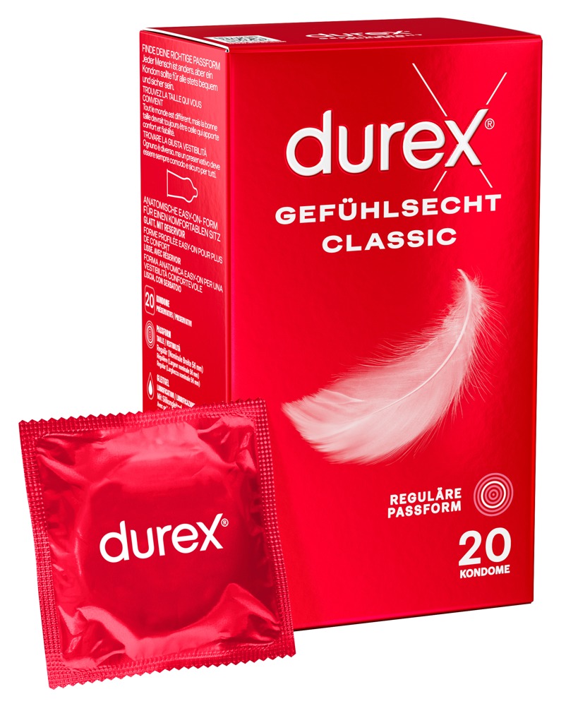 Durex Gefühlsecht Class Prezervative Subțiri 56 mm - imagine 2
