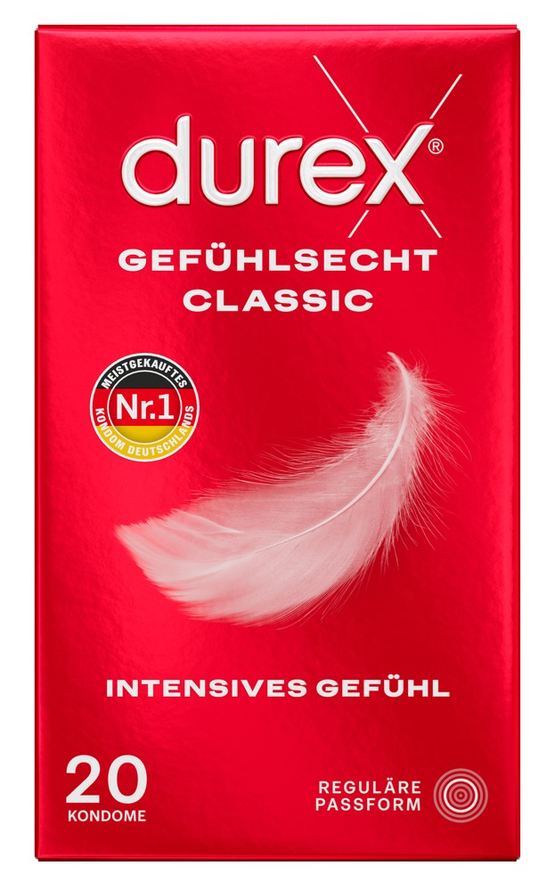 Durex Gefühlsecht Class Prezervative Subțiri 56 mm