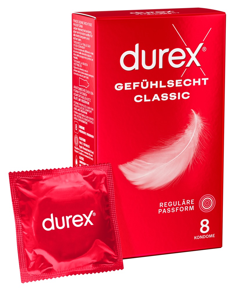 Durex Gefühlsecht Class Prezervative Subțiri 56 mm - imagine 10