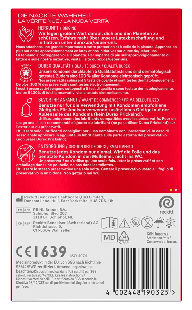 Durex Gefühlsecht Class Prezervative Subțiri 56 mm - imagine 15