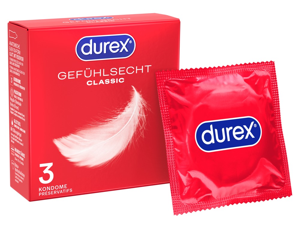 Durex Gefühlsecht Class Prezervative Subțiri 56 mm - imagine 23