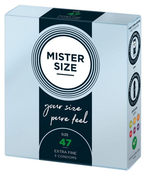 Mister Size 47mm Prezervative Latex Natural Vegan - imagine 2