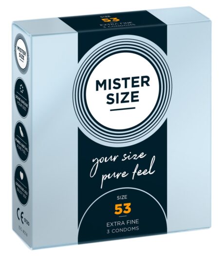 Mister Size 53 mm – Prezervative Ultra-Subțiri