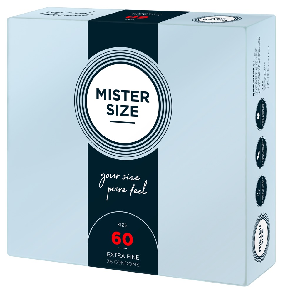 Mister Size 60 mm Prezervative Ultra Subțiri din Latex Natural - imagine 8