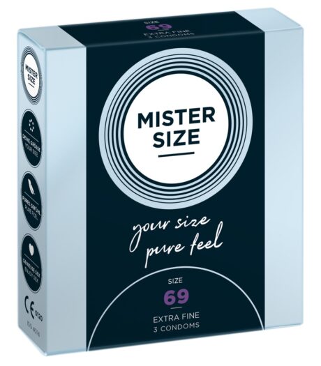 Mister Size 69mm Prezervative Latex Natural Vegan