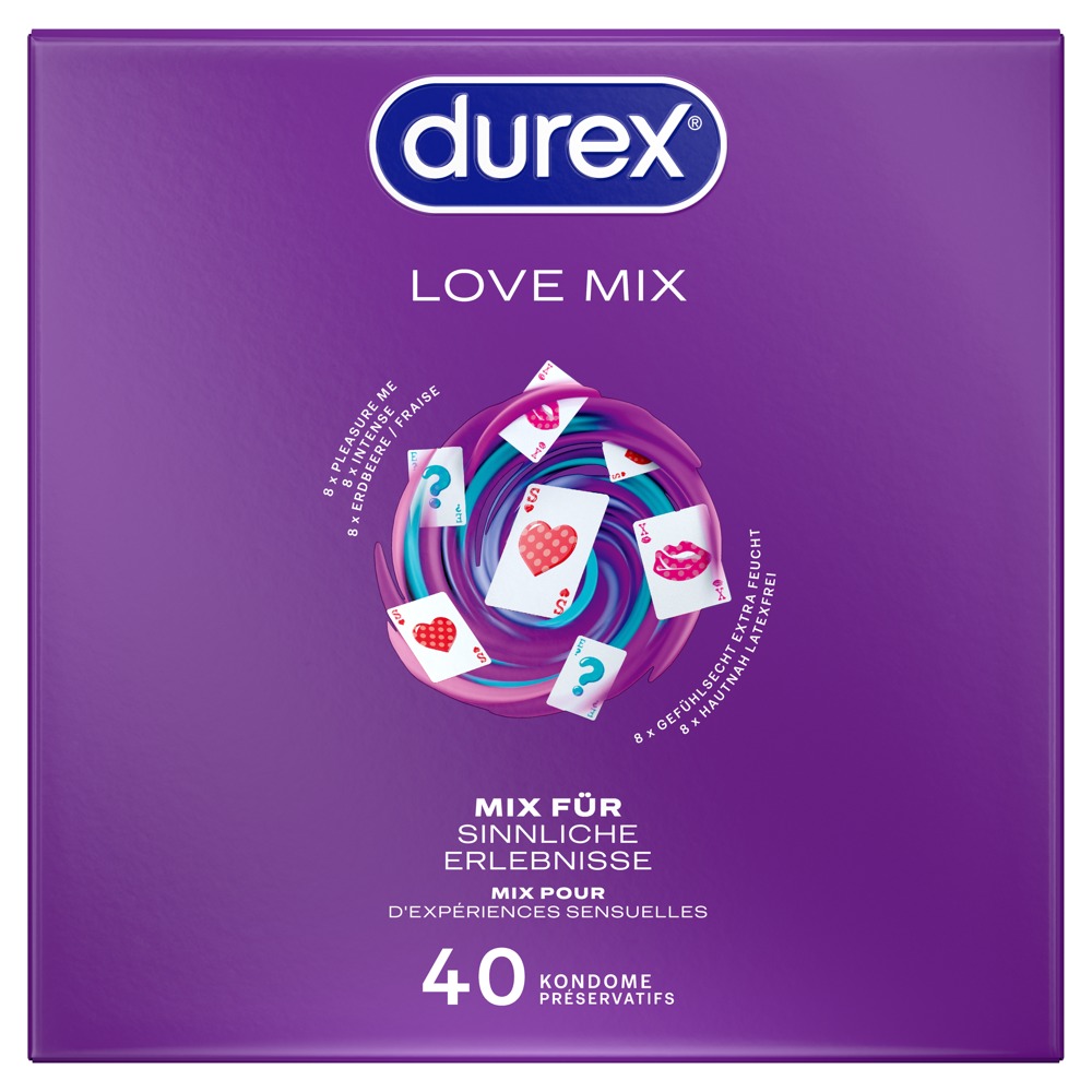 Durex Love Mix Prezervative Asortate 40 Buc - imagine 5