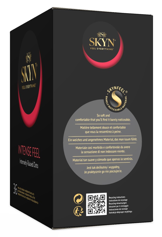 Manix SKYN Intense Feel Prezervative Ultra Subțiri cu Striații 10 Bucăți - imagine 4