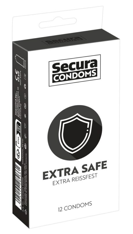 Secura Extra Safe – Prezervative Extra Rezistente 53 mm