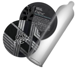 ONE Flex x10 Prezervative cu Grafen 54 mm Extra Subțiri