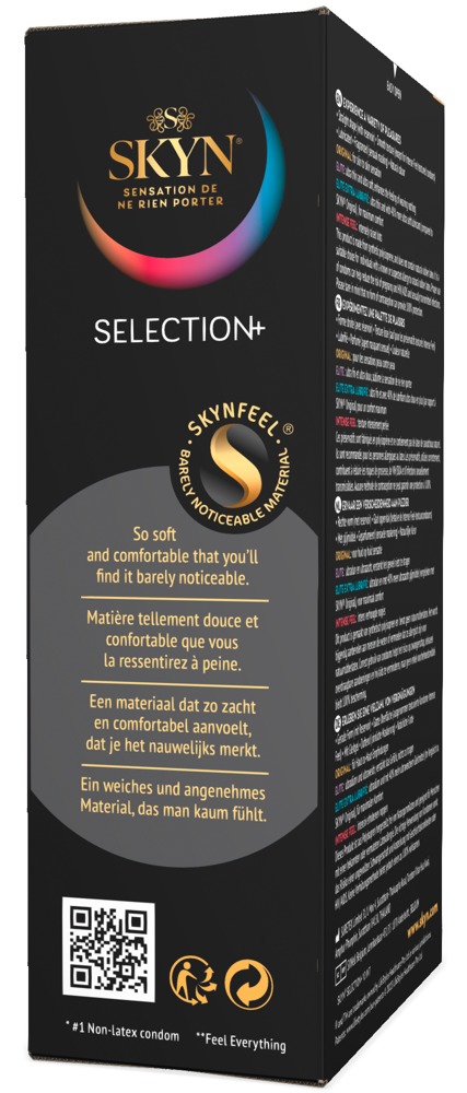 SKYN Selection+ x10 Prezervative Fără Latex Mix 53 mm - imagine 3