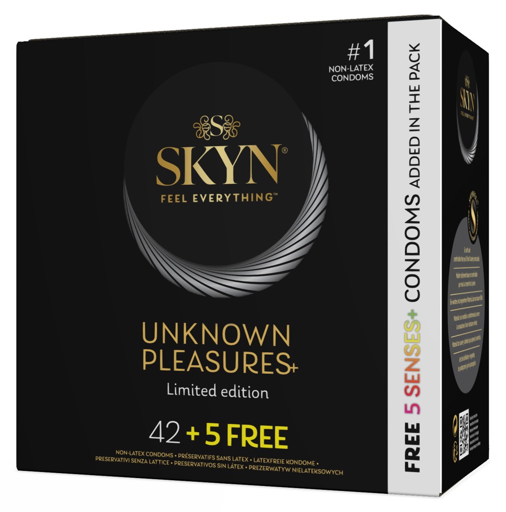 SKYN Unknown Pleasures 47 Prezervative Fără Latex Mix