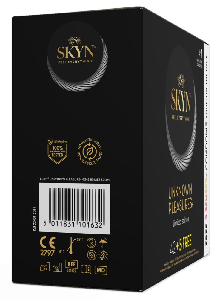 SKYN Unknown Pleasures 47 Prezervative Fără Latex Mix - imagine 2
