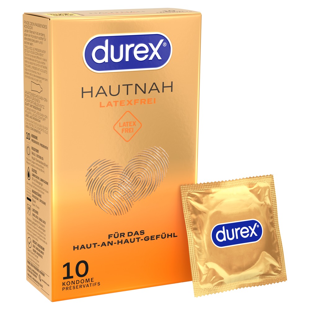 Durex Hautnah Latex-Free x10 Prezervative Fără Latex - imagine 2