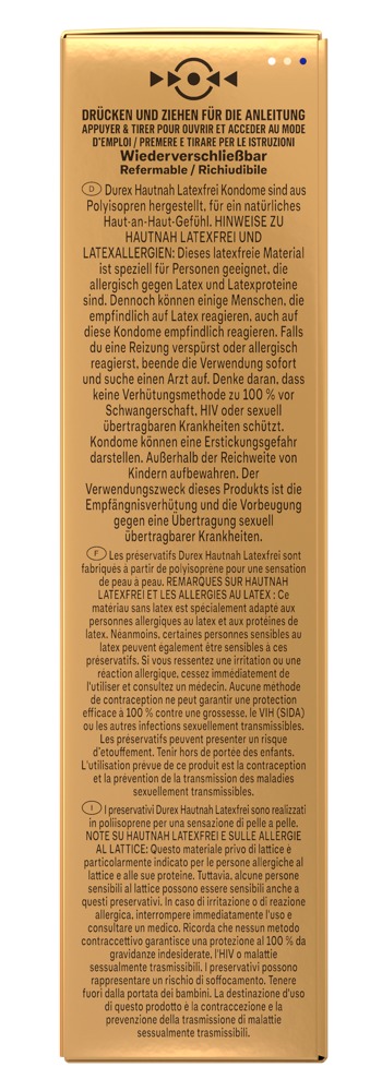 Durex Hautnah Latex-Free x10 Prezervative Fără Latex - imagine 5