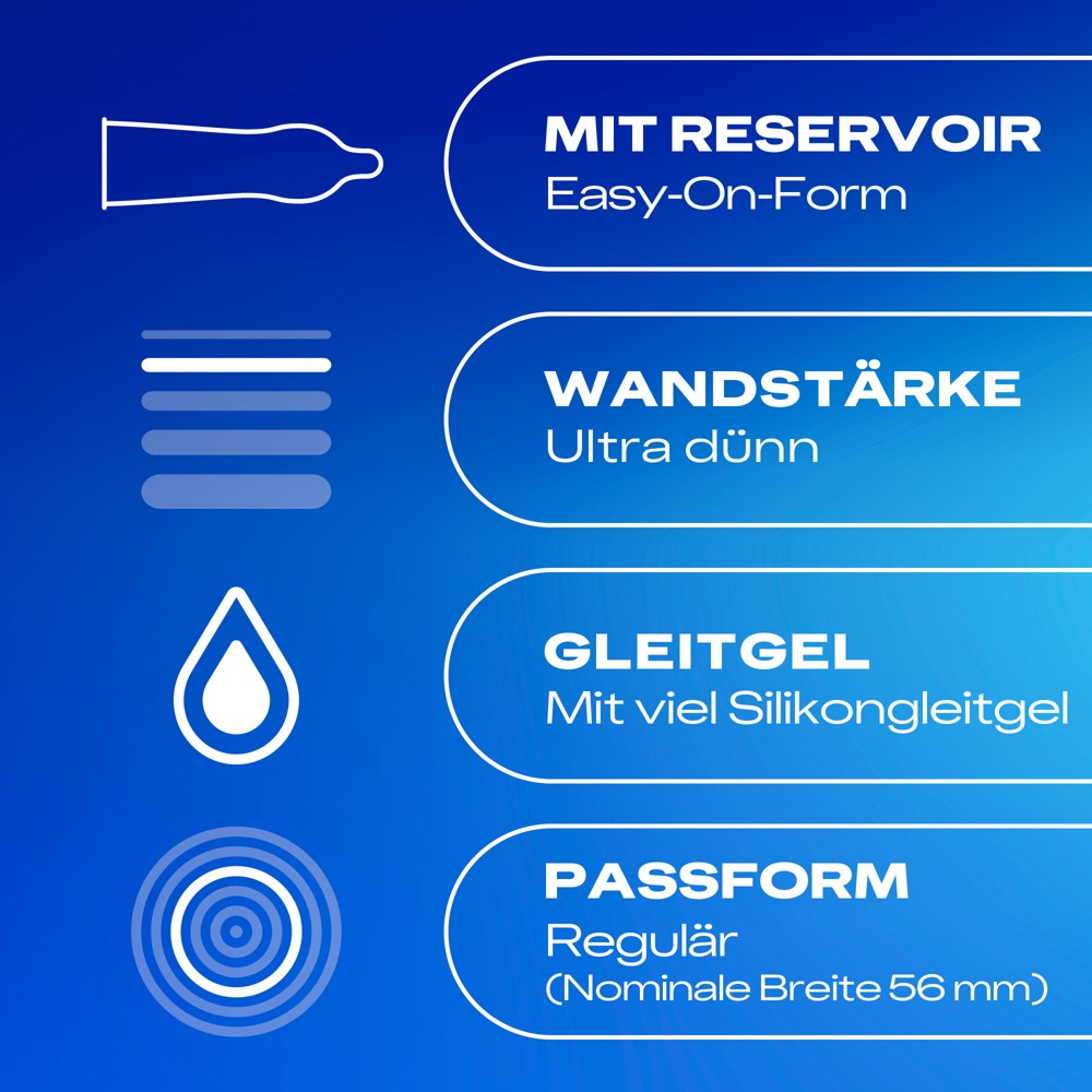 Durex Hautnah Extra Feucht x10 Prezervative Ultra Subțiri 56 mm - imagine 3