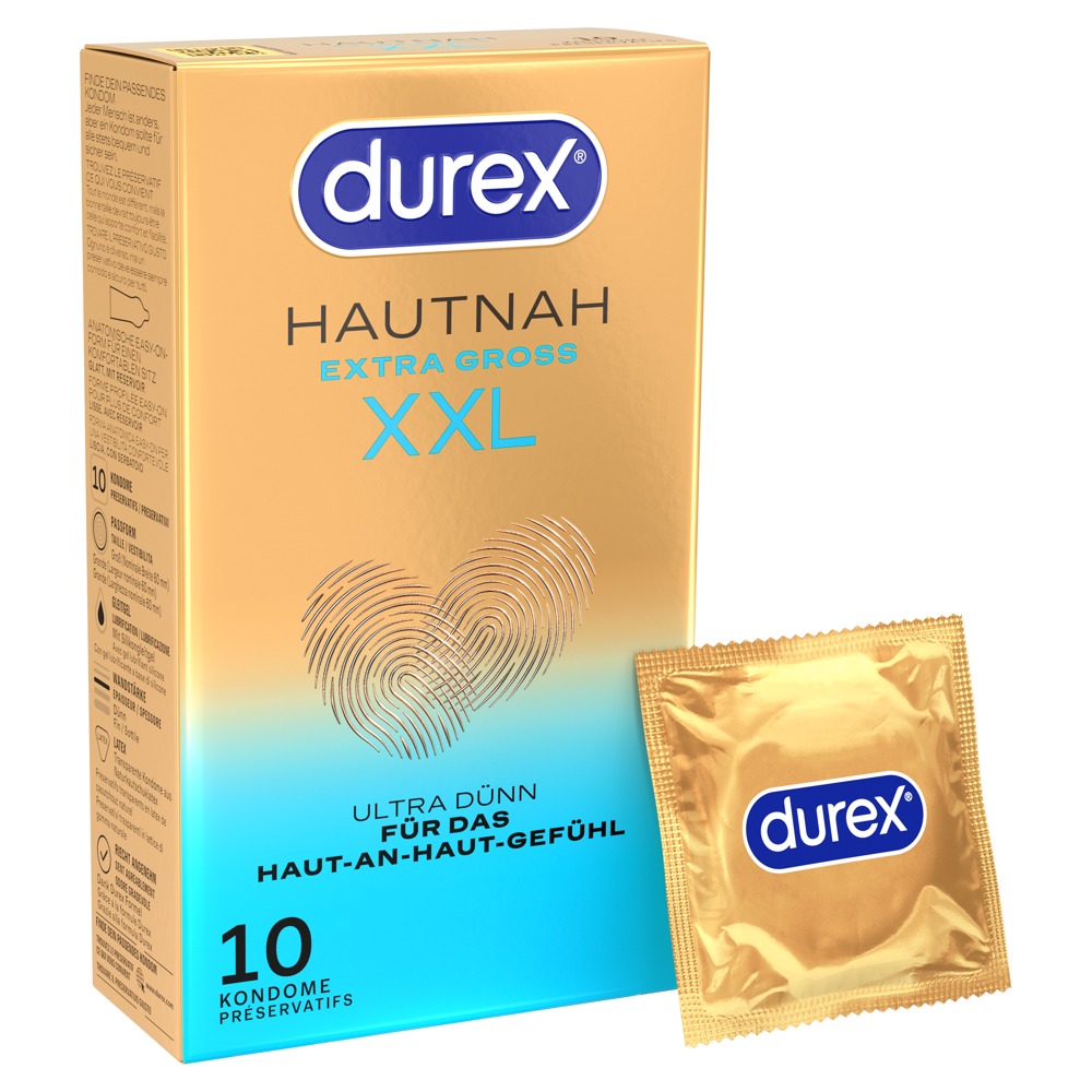 Durex Hautnah Extra Groß XXL Prezervative Extra Subțiri 60 mm x 10 - imagine 2