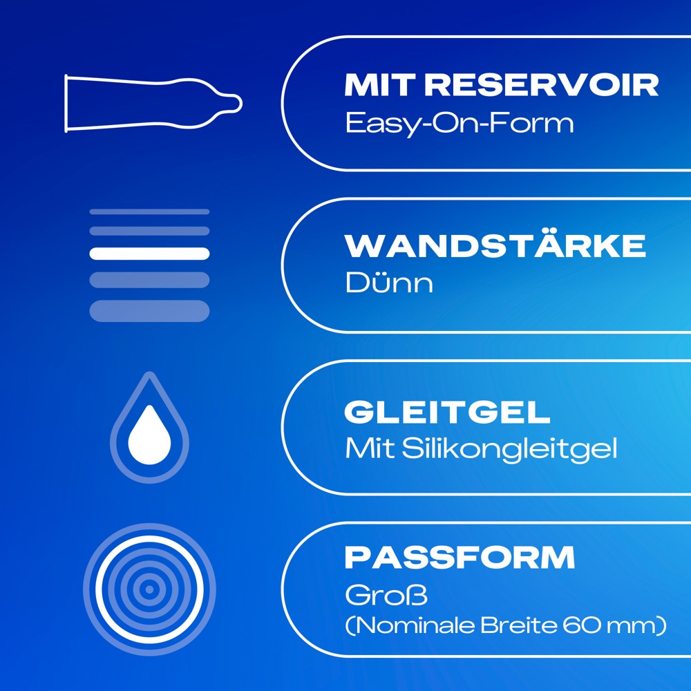 Durex Hautnah Extra Groß XXL Prezervative Extra Subțiri 60 mm x 10 - imagine 3