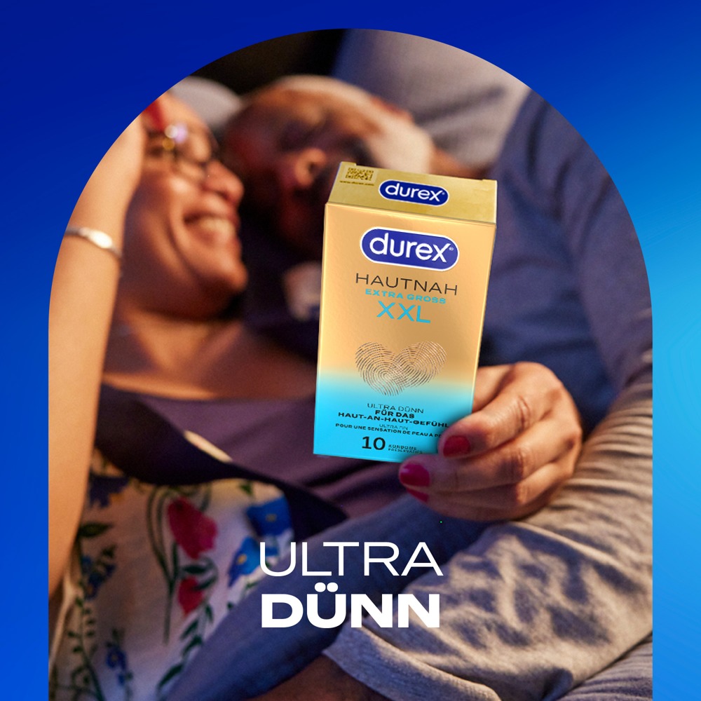 Durex Hautnah Extra Groß XXL Prezervative Extra Subțiri 60 mm x 10 - imagine 4