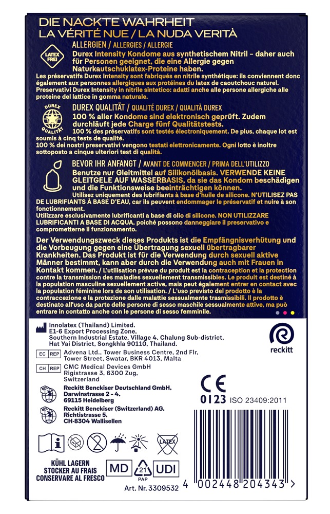 Durex Intensity Prezervative x8 Fără Latex 56 mm - imagine 6