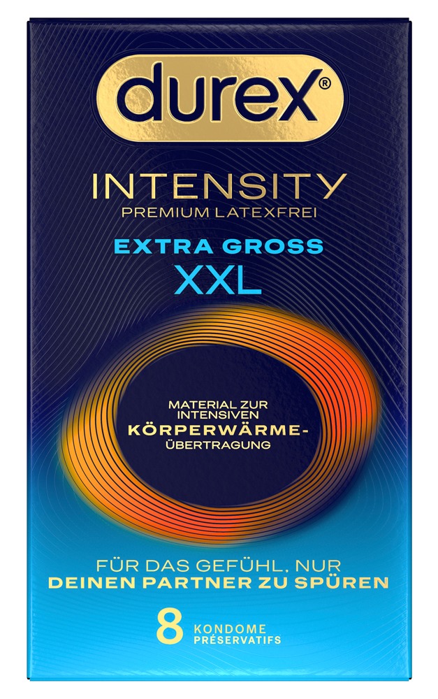 Durex Intensity Foarte Mare Prezervative Fără Latex 61 mm 8 buc